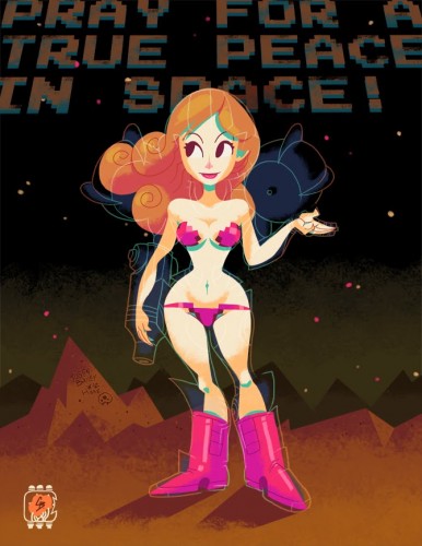Metroid: Samus im Pixel-Bikini