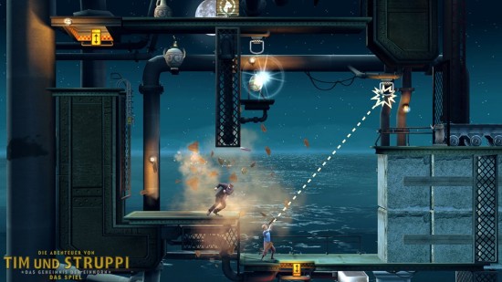 Tim und Struppi - Das Geheimnis der Einhorn: Zwei-Spieler-Action