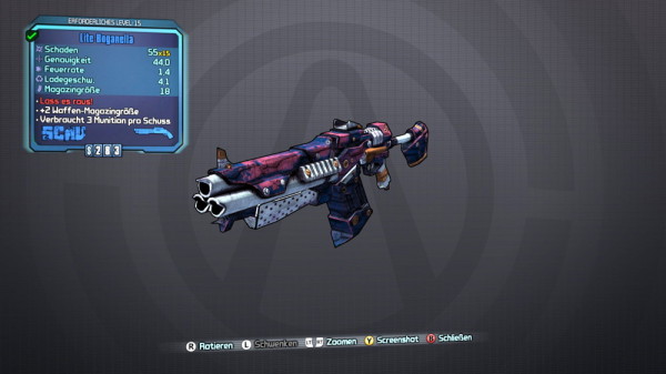 Waffen! Waffen! Waffen in Borderlands: The Pre-Sequel (PC)!