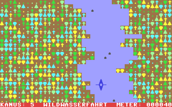 Bild 5: „Wildwasser“ von Happy Software aus 1984
