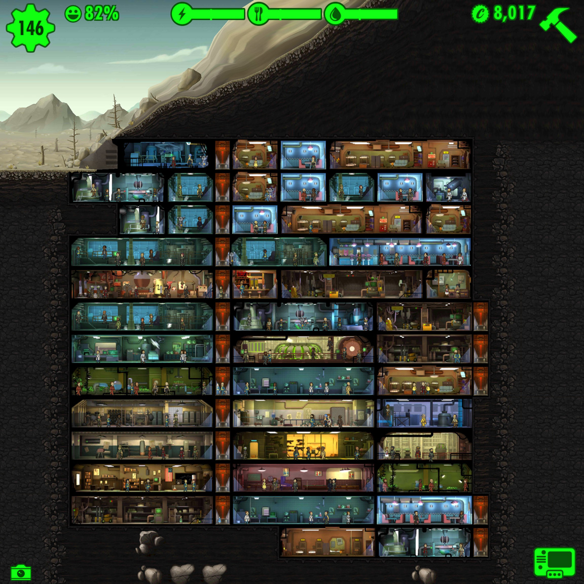 fallout shelter best vault layout for 60 dwellers