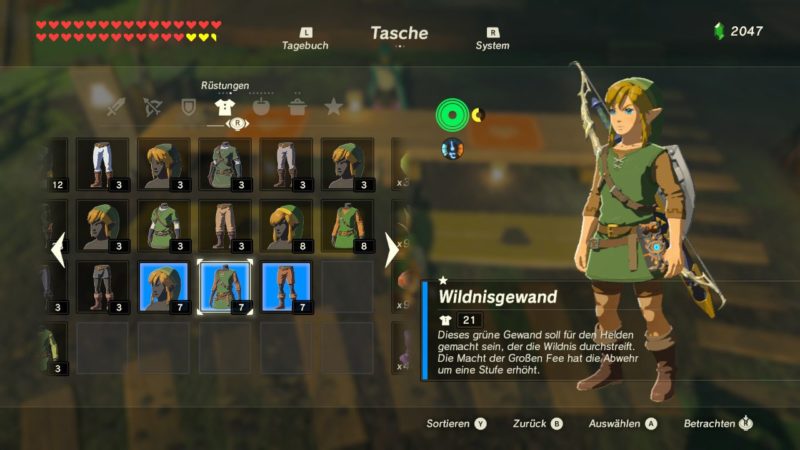 Breath of the Wild: Wildnisgewand