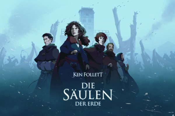 Ken Follett - Säulen der Erde - Keyart von Daedalic